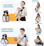 Baby Sling Carrier Newborn to Toddler Adjustable Lightweight One Shoulder Labor