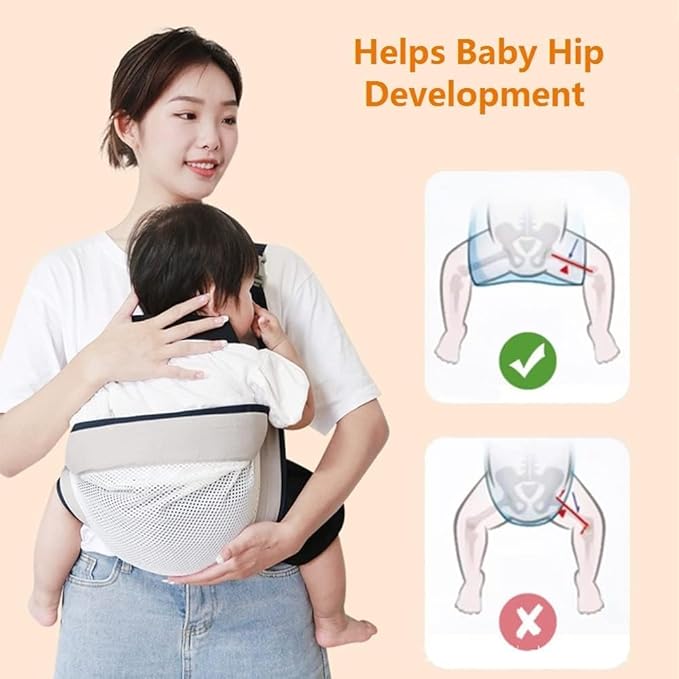Baby Sling Carrier Newborn to Toddler Adjustable Lightweight One Shoulder Labor