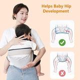 Baby Sling Carrier Newborn to Toddler Adjustable Lightweight One Shoulder Labor