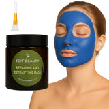 ﻿Edit Beauty - 100% Organic Moroccan Face Mask (100g) Made in UAE | Lab Tested | Acne-Free | Skin Detox | Natural Glow