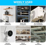 Concrete Nail Gun With 20 Steel Nails, Four Adjustable Force Levels - Mini Portable for Woodworking and Home Improvement - Set With Tool Kit