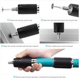 Concrete Nail Gun With 20 Steel Nails, Four Adjustable Force Levels - Mini Portable for Woodworking and Home Improvement - Set With Tool Kit