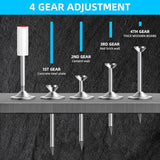 Concrete Nail Gun With 20 Steel Nails, Four Adjustable Force Levels - Mini Portable for Woodworking and Home Improvement - Set With Tool Kit