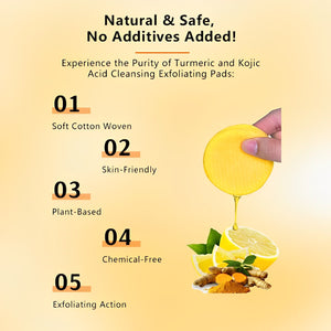 Soothing Turmeric Glow Pads – Brighten, Calm & Purify
