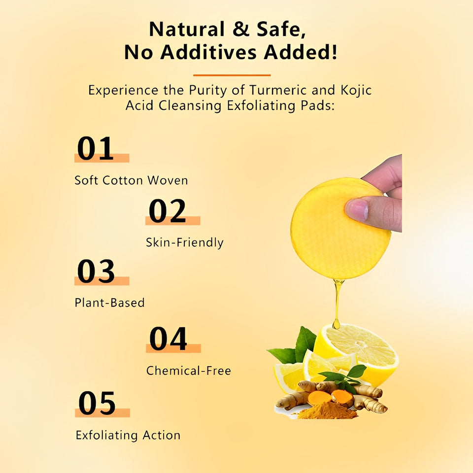 Soothing Turmeric Glow Pads – Brighten, Calm & Purify