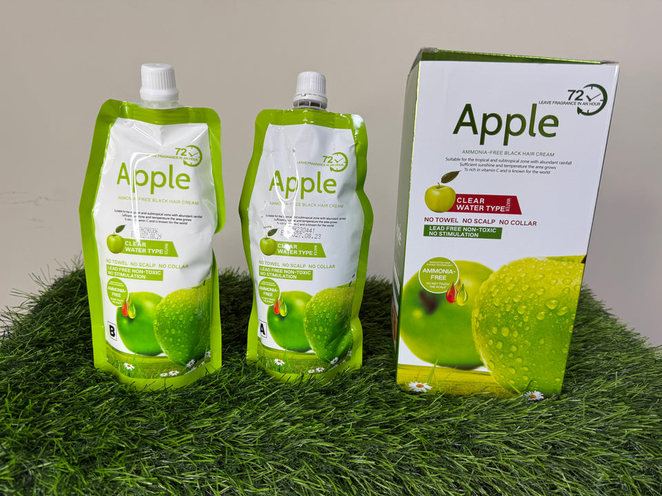 Pack of 2 Bioherb Apple Ammonia Black 72 hours Hair 3 and Dark Brown 96 hours